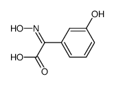 2-hydroxyimino-2-(3-hydroxyphenyl)acetic acid结构式