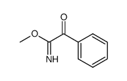 2-Oxo-2-phenyl-acetimidic acid methyl ester Structure