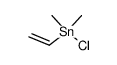 dimethylvinylchlorostannane Structure