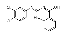 2-(3,4-dichloroanilino)-1H-quinazolin-4-one结构式