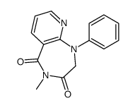 4-methyl-1-phenyl-2H-pyrido[2,3-e][1,4]diazepine-3,5-dione Structure