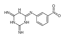 2-N-(3-nitrophenyl)-1,3,5-triazine-2,4,6-triamine Structure
