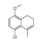 5-chloro-8-methoxy-4-methyl-1,2-dihydronaphthalene结构式