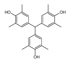 4-[bis(4-hydroxy-3,5-dimethylphenyl)methyl]-2,6-dimethylphenol结构式
