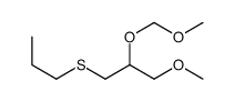 1-methoxy-2-(methoxymethoxy)-3-propylsulfanylpropane Structure