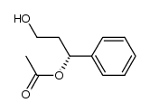 (3R)-3-acetoxy-3-phenylpropan-1-ol结构式