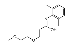 N-(2,6-dimethylphenyl)-3-(2-methoxyethoxy)propanamide结构式
