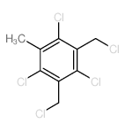 Benzene, 1,3,5-trichloro-2,4-bis (chloromethyl)-6-methyl- Structure