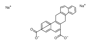 7,14-Dihydro-7,14-ethanodibenz[a,h]anthracene-15,16-dicarboxylic acid disodium salt structure