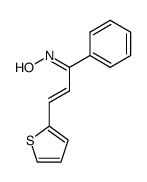 1-phenyl-3-thiophen-2-yl-propenone oxime Structure