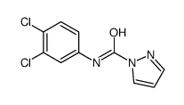 N-(3,4-dichlorophenyl)pyrazole-1-carboxamide Structure