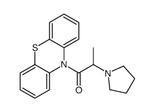 1-(10H-Phenothiazin-10-yl)-2-pyrrolizino-1-propanone结构式