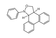 1-phenyl-(3ar,11bc)-1,3,3a,11b-tetrahydro-phenantro[9,10-c]isoxazole结构式