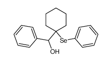 phenyl-[(1-phenylseleno)cyclohexyl]-methanol结构式