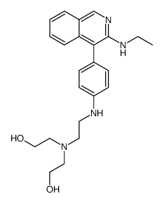 2-[{2-[4-(3-Ethylamino-isoquinolin-4-yl)-phenylamino]-ethyl}-(2-hydroxy-ethyl)-amino]-ethanol Structure