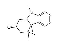 (4aR,9aR)-4,4,4a,9-tetramethyl-3,9a-dihydro-1H-carbazol-2-one Structure