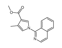 methyl 1-isoquinolin-1-yl-4-methylpyrrole-3-carboxylate Structure