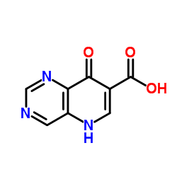 8-Oxo-5,8-dihydropyrido[3,2-d]pyrimidine-7-carboxylic acid Structure