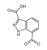 (9ci)-7-硝基-1H-吲唑-3-羧酸结构式