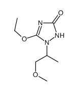 3H-1,2,4-Triazol-3-one,5-ethoxy-1,2-dihydro-1-(2-methoxy-1-methylethyl)-(9CI) Structure