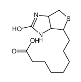 8-(2-oxo-1,3,3a,4,6,6a-hexahydrothieno[3,4-d]imidazol-4-yl)octanoic acid Structure