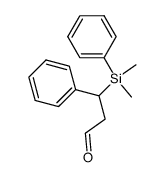 3-(dimethyl(phenyl)silyl)-3-phenylpropanal结构式