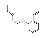 1-ethenyl-2-(2-ethoxyethoxy)benzene结构式