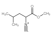 2-ISOCYANO-4-METHYLPENTANOIC ACID METHYL ESTER结构式