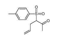 3-(4-methylphenyl)sulfonylhex-5-en-2-one结构式