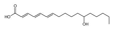 12-hydroxyheptadeca-2,4,6-trienoic acid结构式