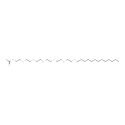 3,6,9,12,15,18-Hexaoxahentriacontan-1-ol acetate structure