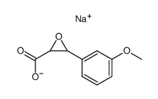 Na-3-(3-methoxy-phenyl)-glycidat结构式