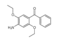 (4-amino-2,5-diethoxyphenyl) phenyl ketone结构式