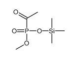 1-[methoxy(trimethylsilyloxy)phosphoryl]ethanone Structure