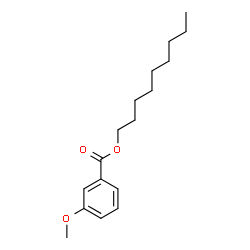 3-Methoxybenzoic acid nonyl ester structure