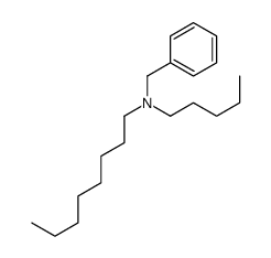 Benzylamine, N-octyl-N-pentyl-, Structure