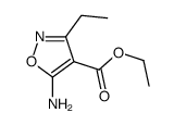 ETHYL 5-AMINO-3-ETHYLISOXAZOLE-4-CARBOXYLATE结构式