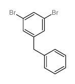 1-benzyl-3,5-dibromo-benzene结构式