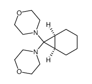 7,7-dimorpholino-cis-bicyclo[4.1.0]heptane Structure