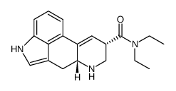 8α-6-norlysergic acid diethylamide结构式