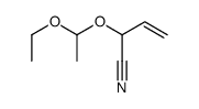 2-(1-ethoxyethoxy)but-3-enenitrile structure