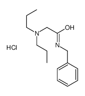 N-benzyl-2-(dipropylamino)acetamide,hydrochloride结构式