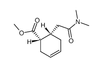 methyl cis-6-<2-(dimethylamino)-2-oxoethyl>-3-cyclohexene-1-carboxylate Structure
