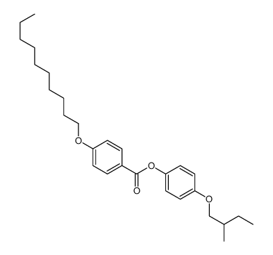 [4-(2-methylbutoxy)phenyl] 4-decoxybenzoate Structure