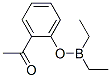 Diethyl(2-acetylphenyloxy)borane structure