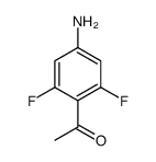 Ethanone, 1-(4-amino-2,6-difluorophenyl)- (9CI) structure