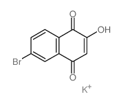 1,4-Naphthalenedione,6-bromo-2-hydroxy-, potassium salt (1:1) picture