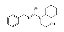 1-cyclohexyl-1-(2-hydroxyethyl)-3-(1-phenylethyl)thiourea结构式