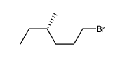 (S)-(+)-1-BROMO-4-METHYLHEXANE Structure