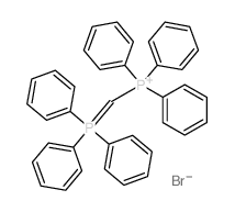 Phosphonium,triphenyl[(triphenylphosphoranylidene)methyl]-, bromide (1:1) structure